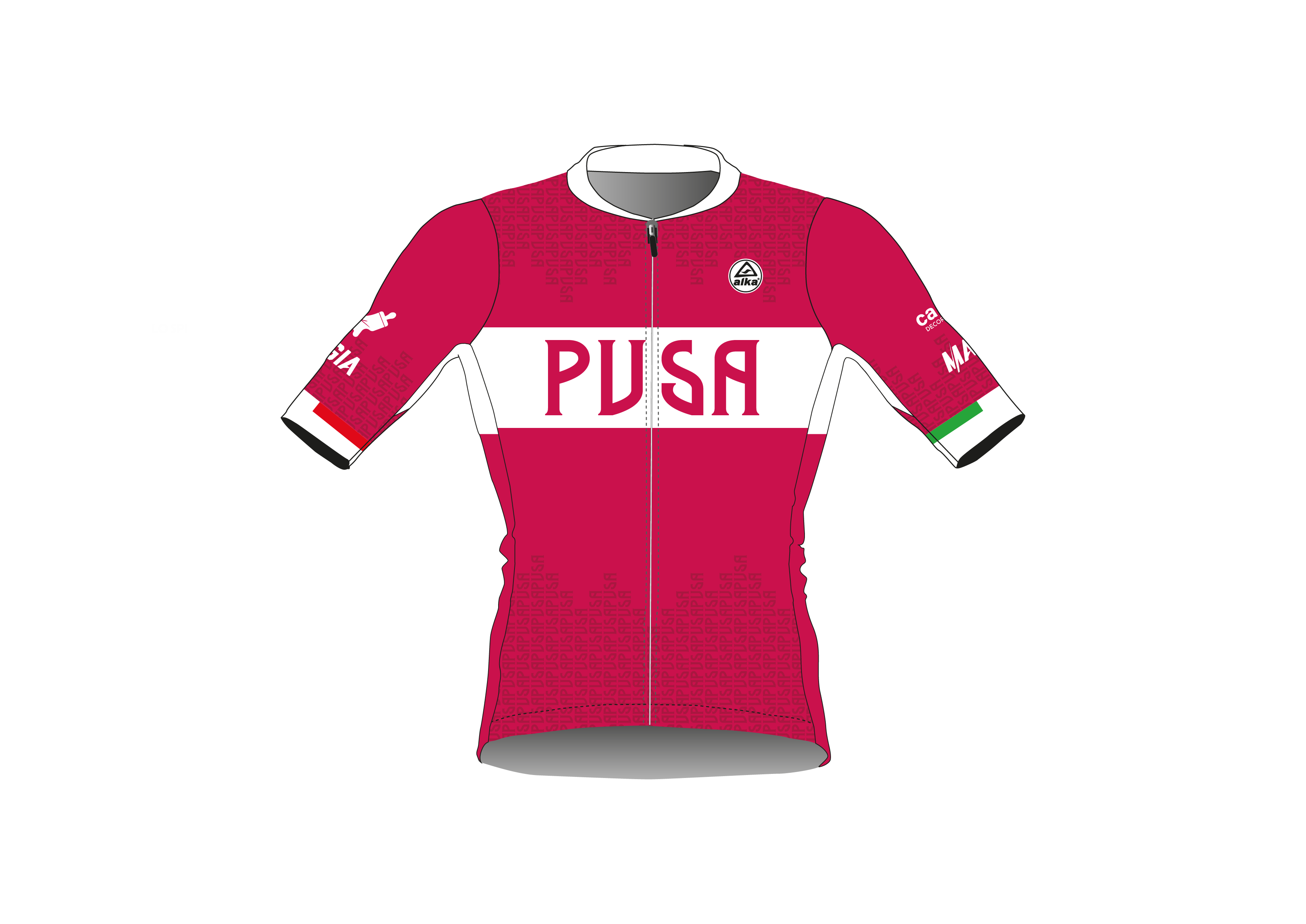 LA MAGLIA UFFICIALE CICLISMO PUSA --UNISEX--