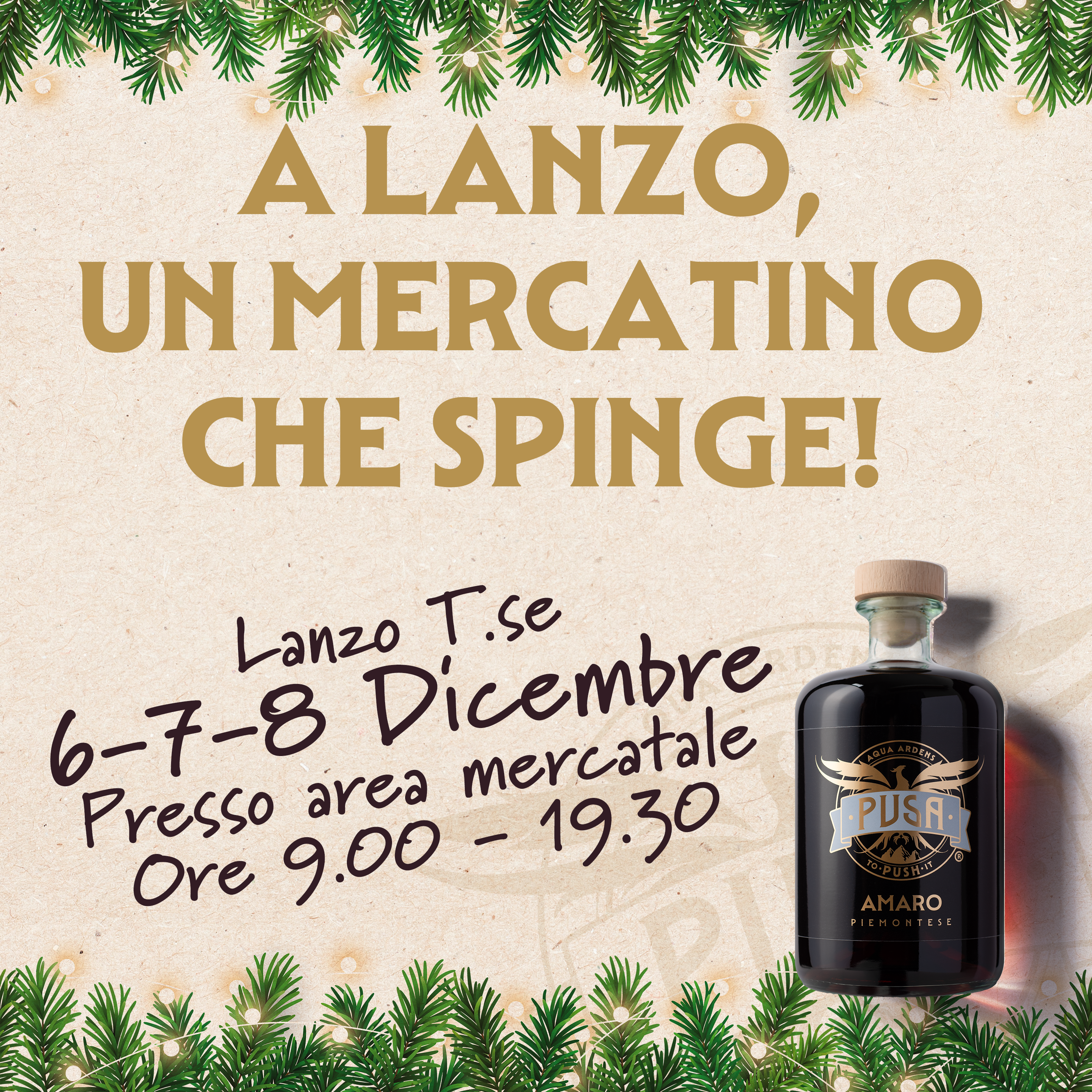 🎄 A Lanzo si accende la magia: torna il Mercatino di Natale… e ci siamo anche noi! 🎁